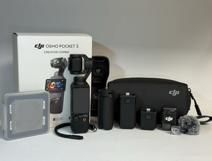 DJI Osmo Pocket 3 Creator Combo Vlogging Camera + 4 Lenses Bundle