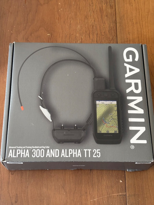 like New Garmin Alpha 300 TT 25 Remote Training System Black 010-02447-62