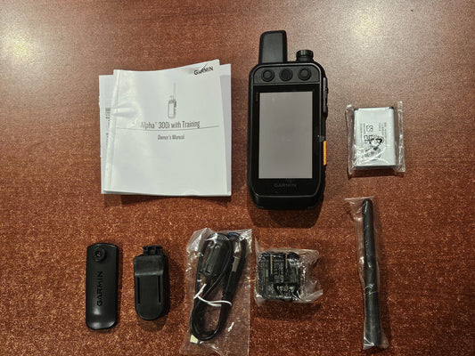 NEW Garmin Alpha 300i Handheld GPS inReach & Training Features