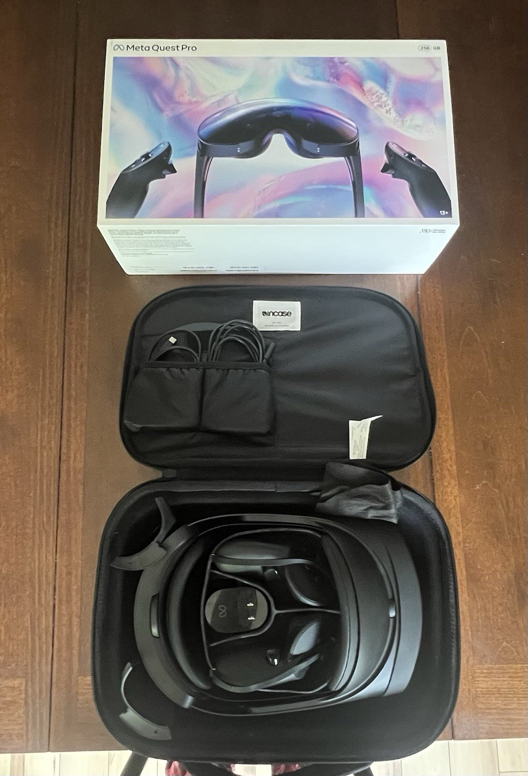 Complete Meta Quest Pro 256GB Kit w/ Controllers, Dock, and Travel Case