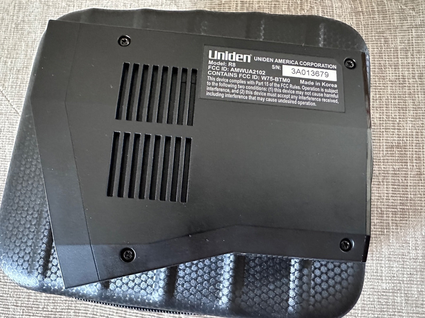 Uniden R8 EXTREME LONG RANGE Laser/Radar Detector