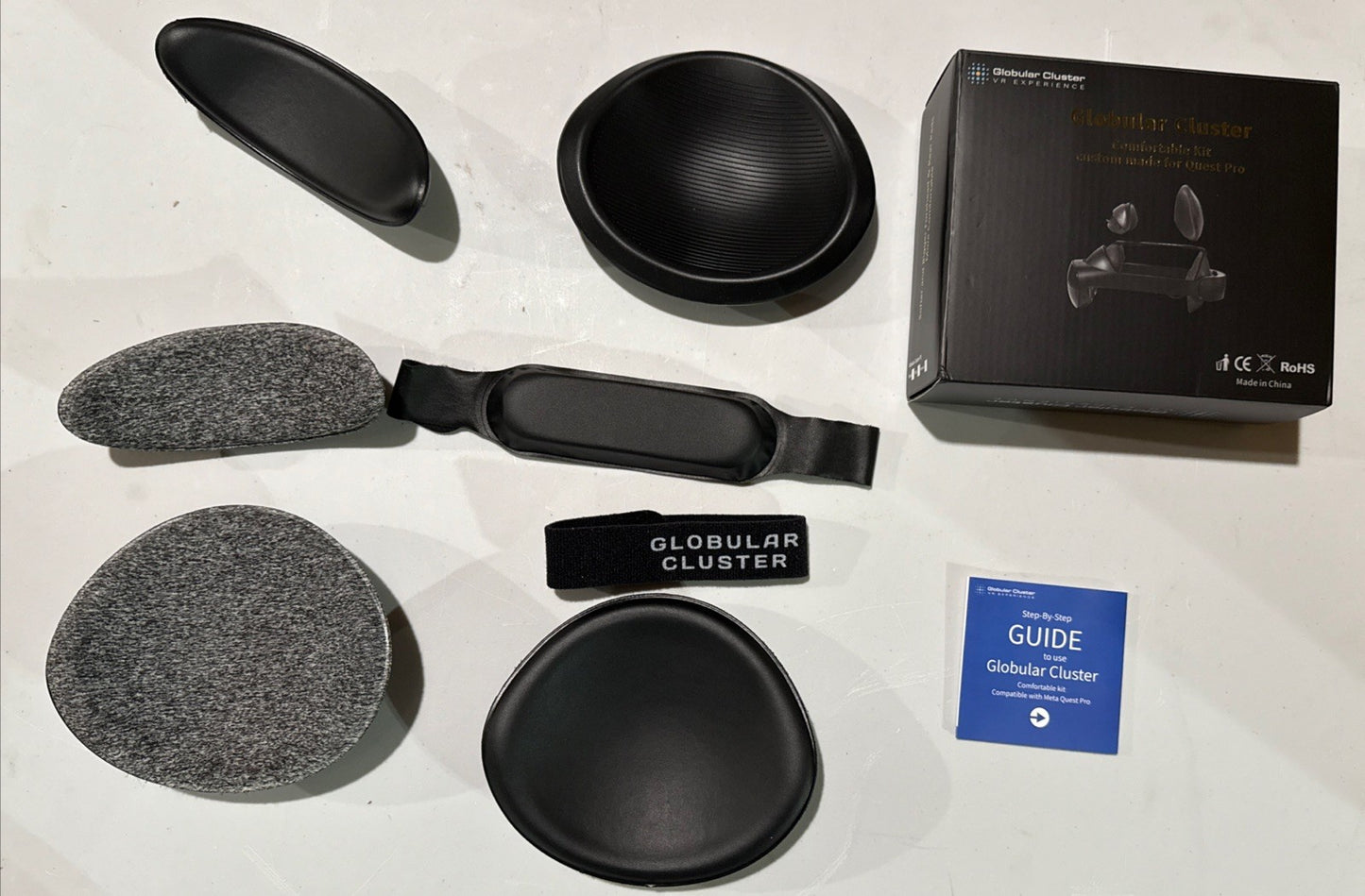Oculus Quest Pro With Controllers, Full Light Blocker, Comfort Straps And Router